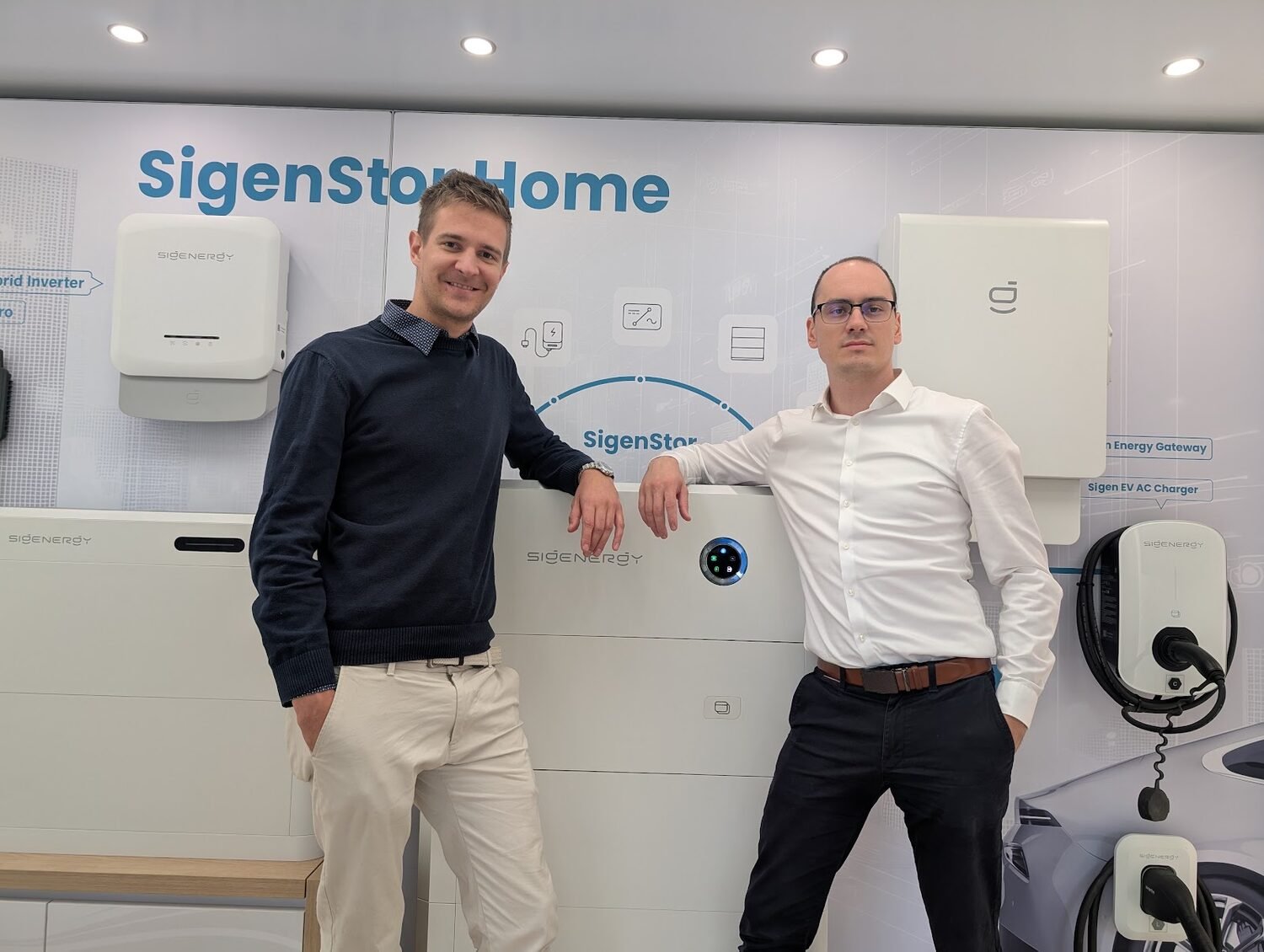 CUBE Solar csapata a Sigenergy roadshow-n