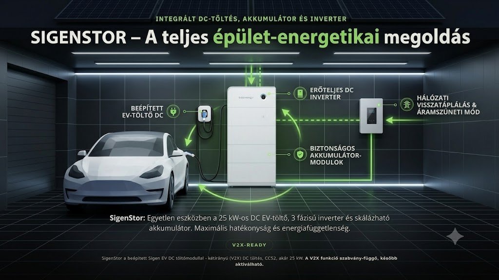 Sigenergy SigenStor energiatároló rendszer - CUBE Solar